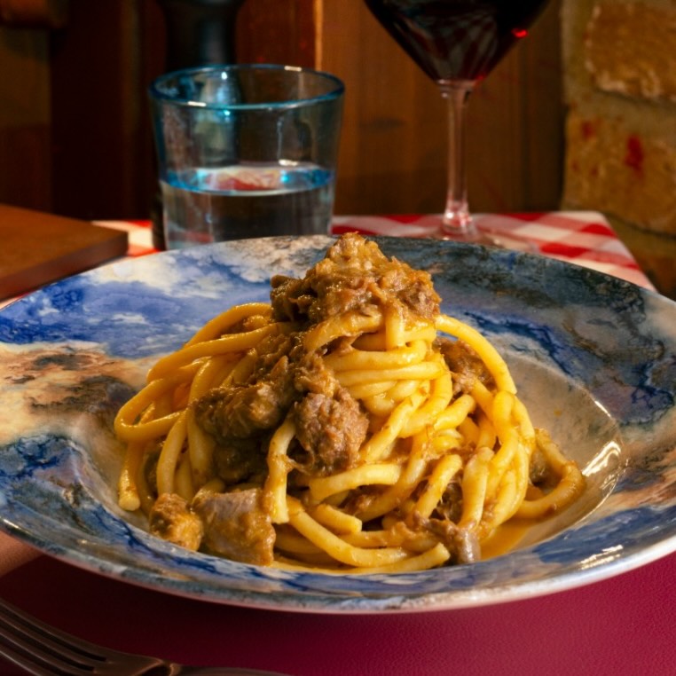 Bigoli all'anatra — Osteria dal Cavaliere